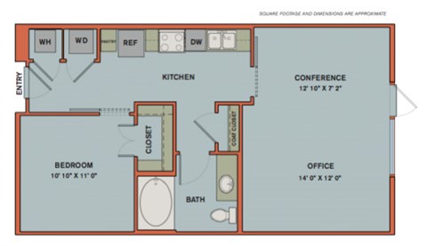 A11.1 Live-Work Space Floorplan at The Can Plant Residences at Pearl